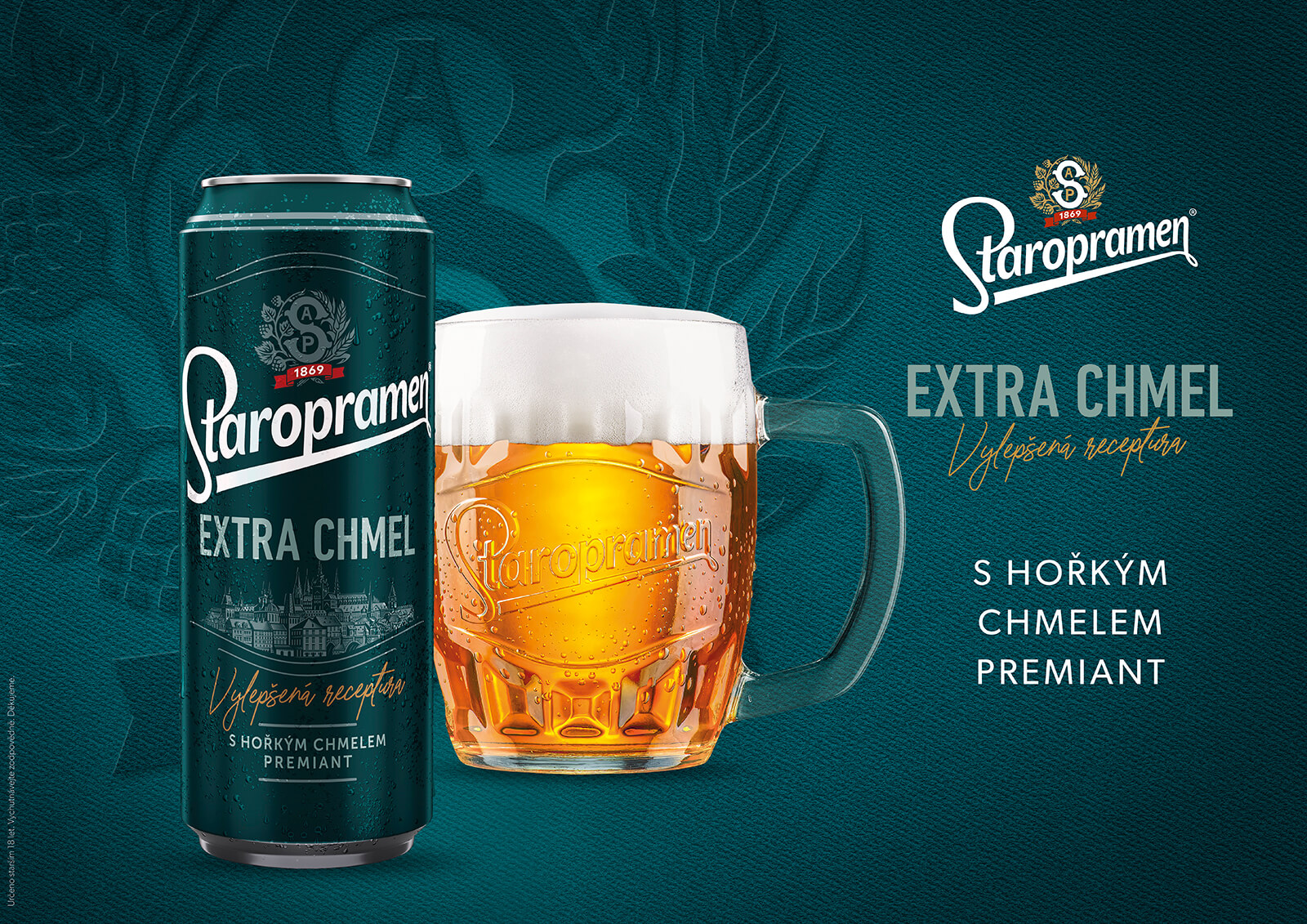 Nový Staropramen Extra Chmel potěší milovníky hořkých ležáků s výrazným chmelovým aroma